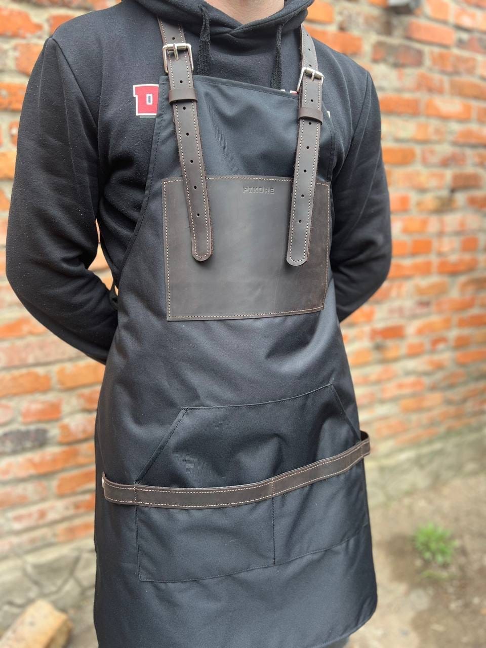 Customer photo review of Canvas Chef Apron