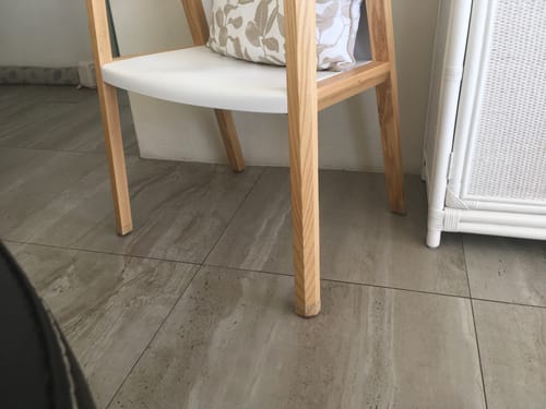 Customer photo review of Round Felt Silicone Chair Leg Protectors | Extra-Durable Chair Floor Protectors