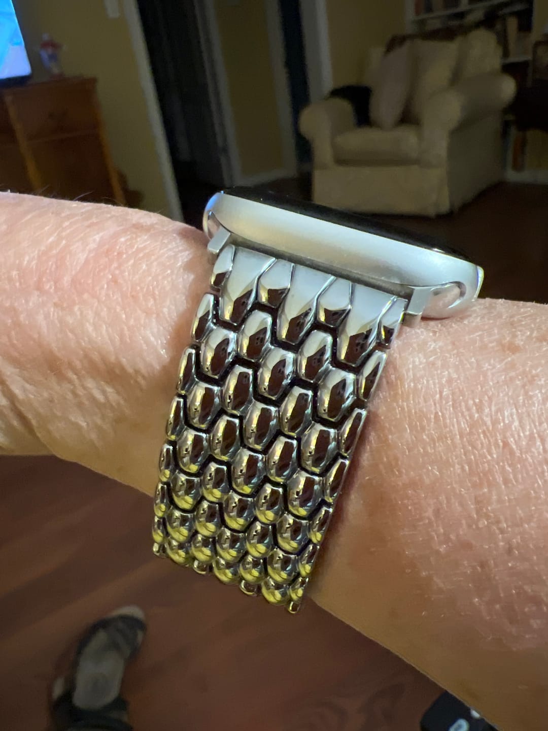 Customer photo review of Arya Stainless Strap