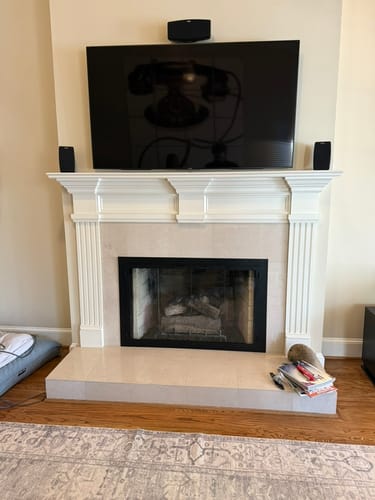 Customer photo review of Legend - Ultimate Customization - Masonry & Prefab Fireplace Glass Doors