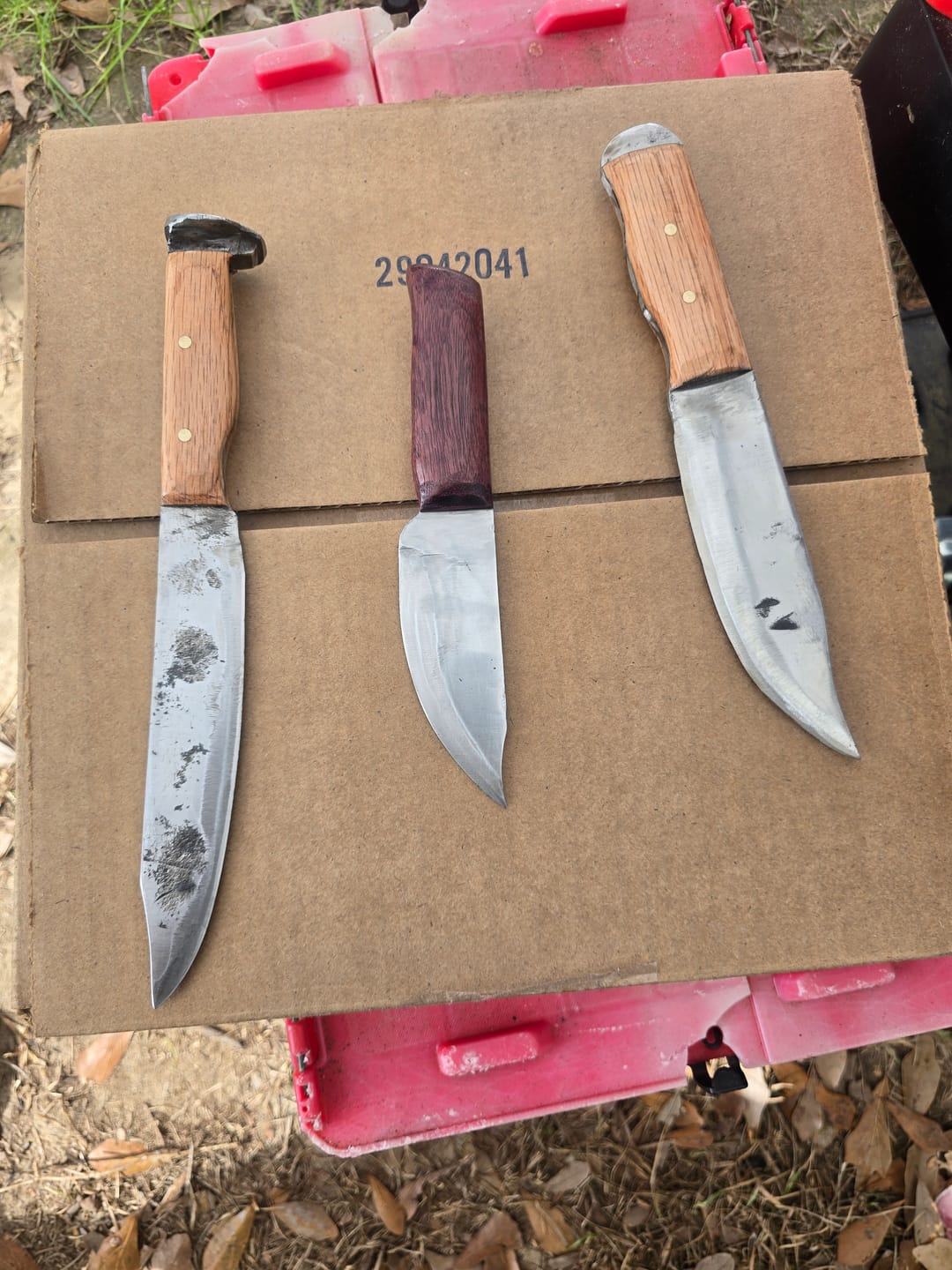 Customer photo review of 2" x 42" Sanding Belts for Stock Removal, 3 PACK