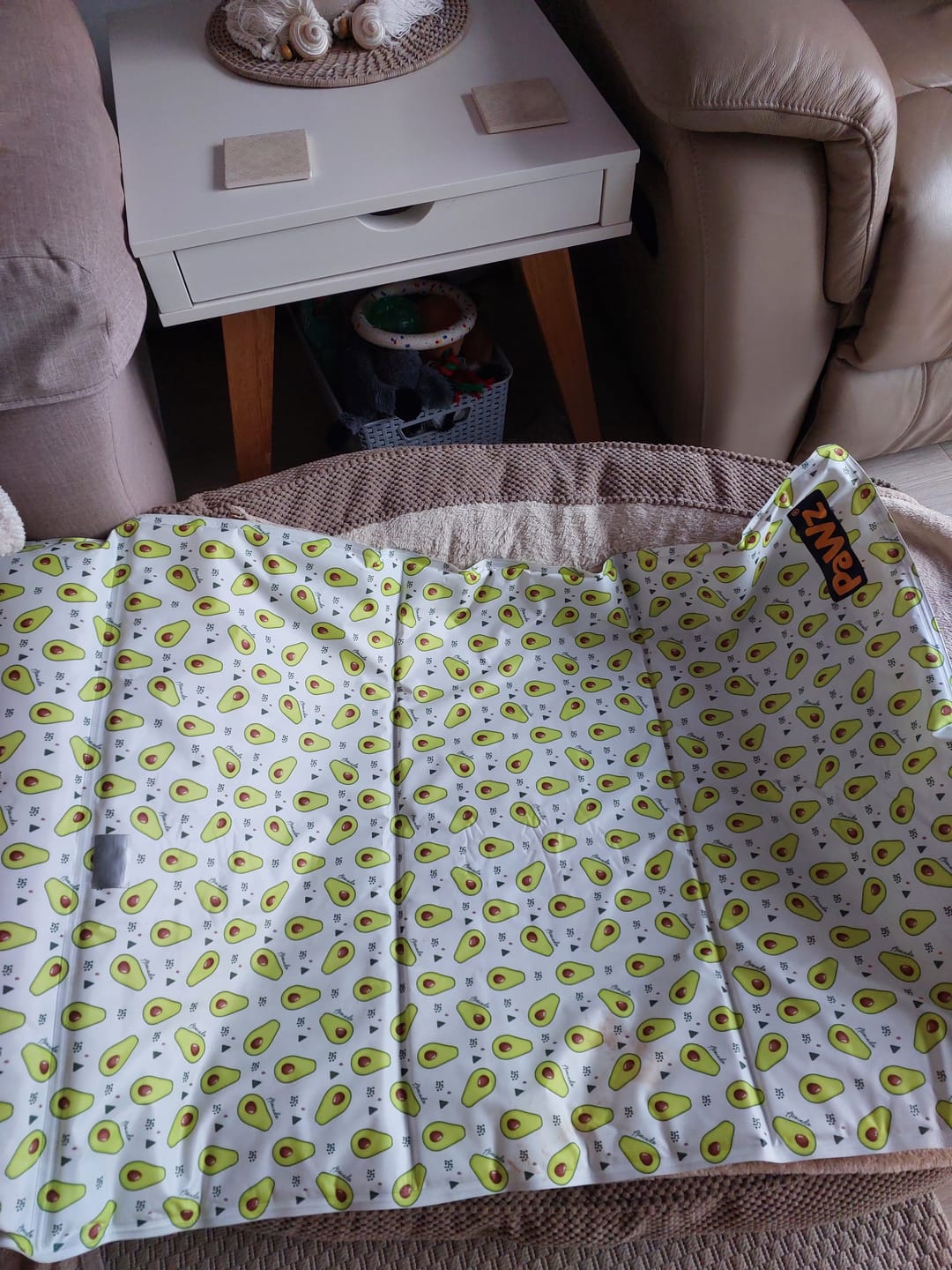 Customer photo review of PaWz Dog Summer Cooling Mat