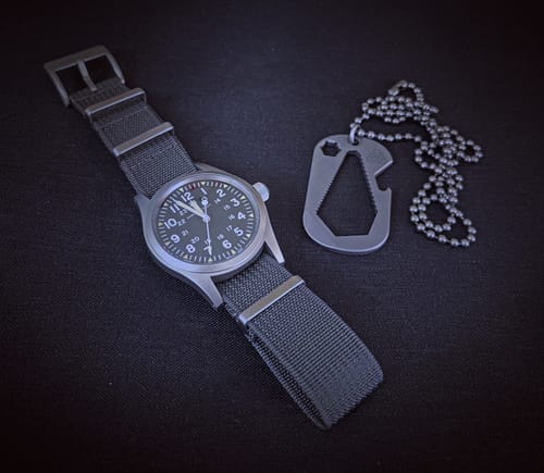Customer photo review of Hamilton Khaki Field Men's 38mm Automatic Watch H69439931