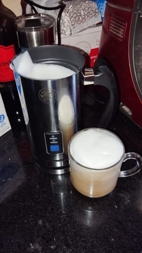 Customer photo review of Espumador de Leche Vergnano - Cappuccinatore