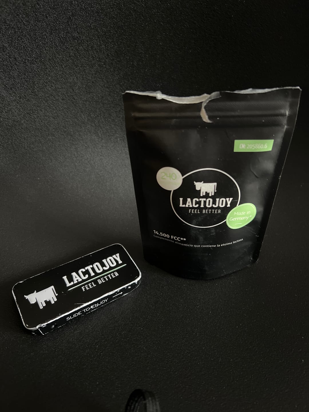 Customer photo review of LactoJoy Lactase Pills - 14.500 FCC - 240 pcs refill bag