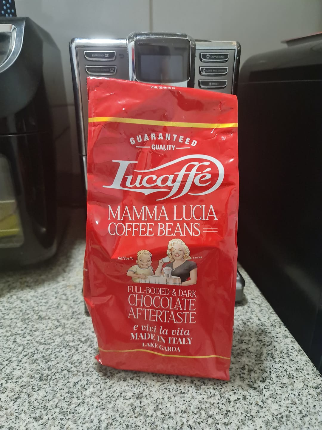 Customer photo review of Lucaffe Mamma Lucia 1 kg Grano Entero