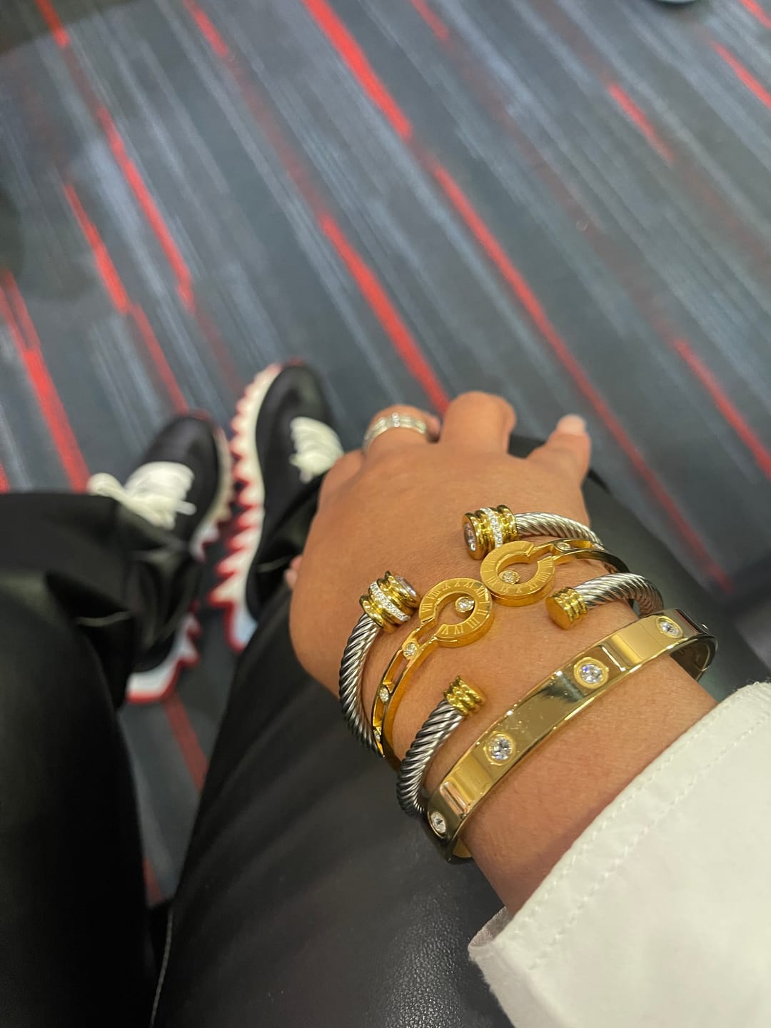 Customer photo review of Ana Lucia Bracelet Stack