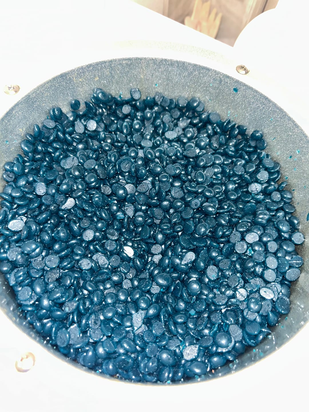 Customer photo review of Ocean Blue Hard Wax Beads