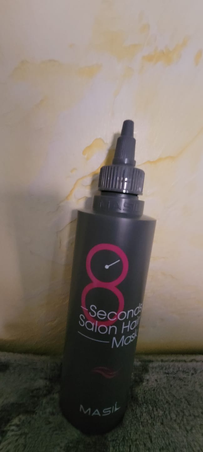 Customer photo review of Maska ātrai matu atjaunošanai Masil 8 Seconds Salon Hair Mask