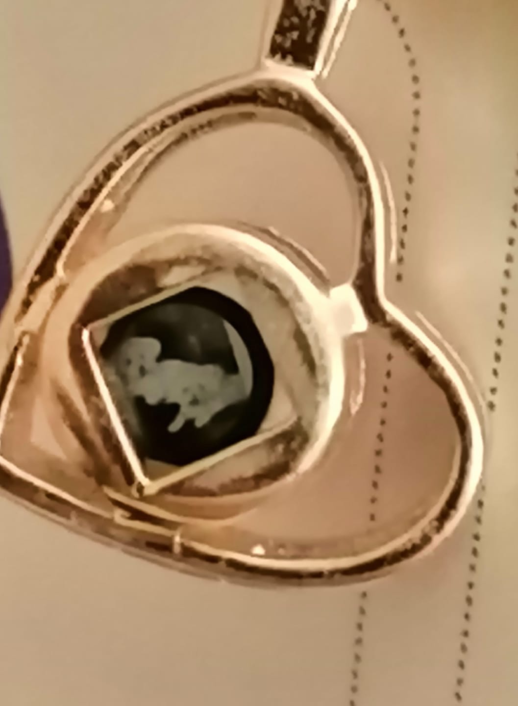Customer photo review of Hidden Photo Necklace | Upload Your Hidden Photo