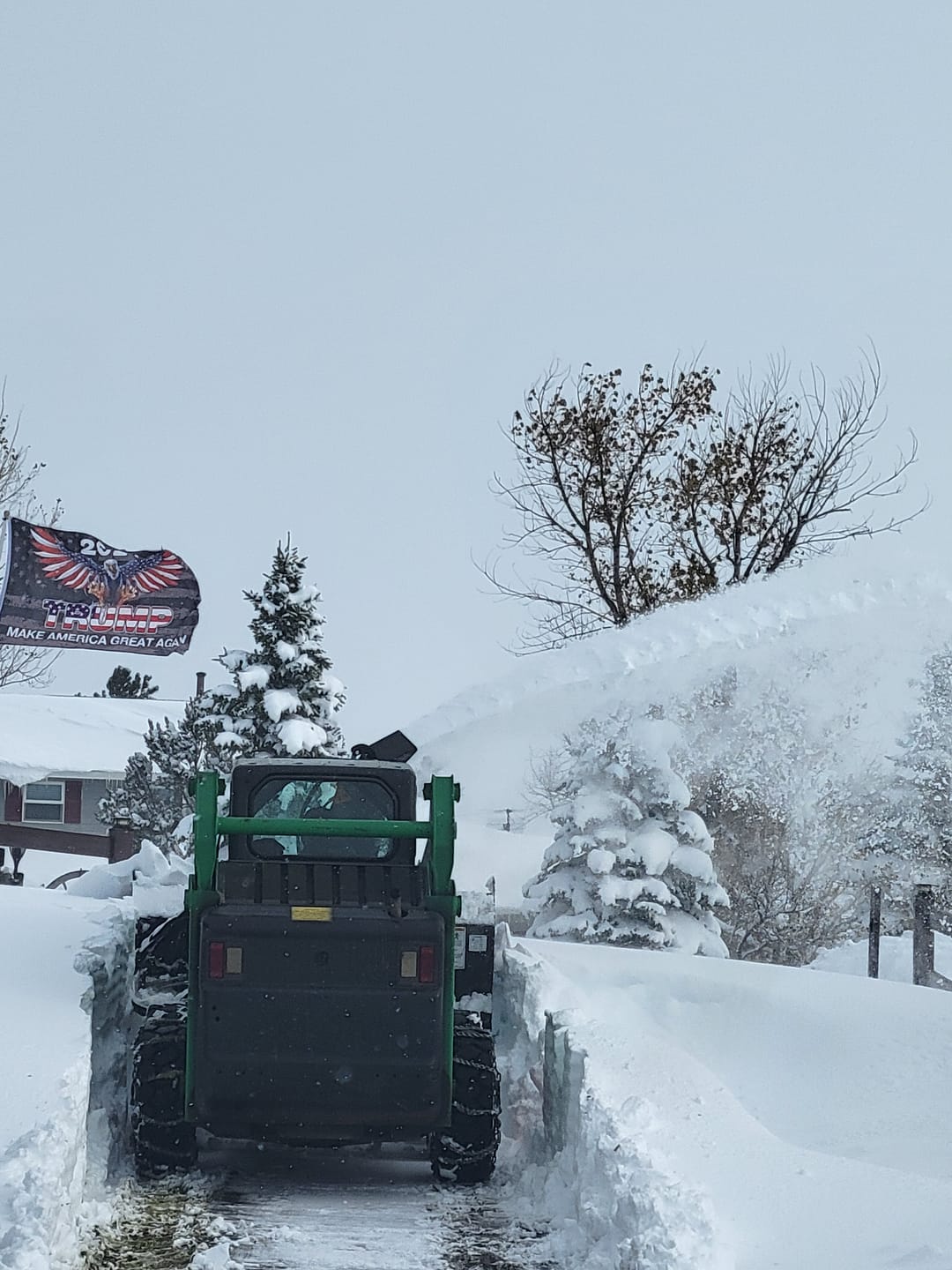 Customer photo review of The Summit Series - Skid Steer Standard Flow Snow Blower