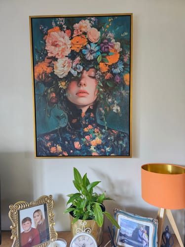 Customer photo review of Victorian Flowers Print