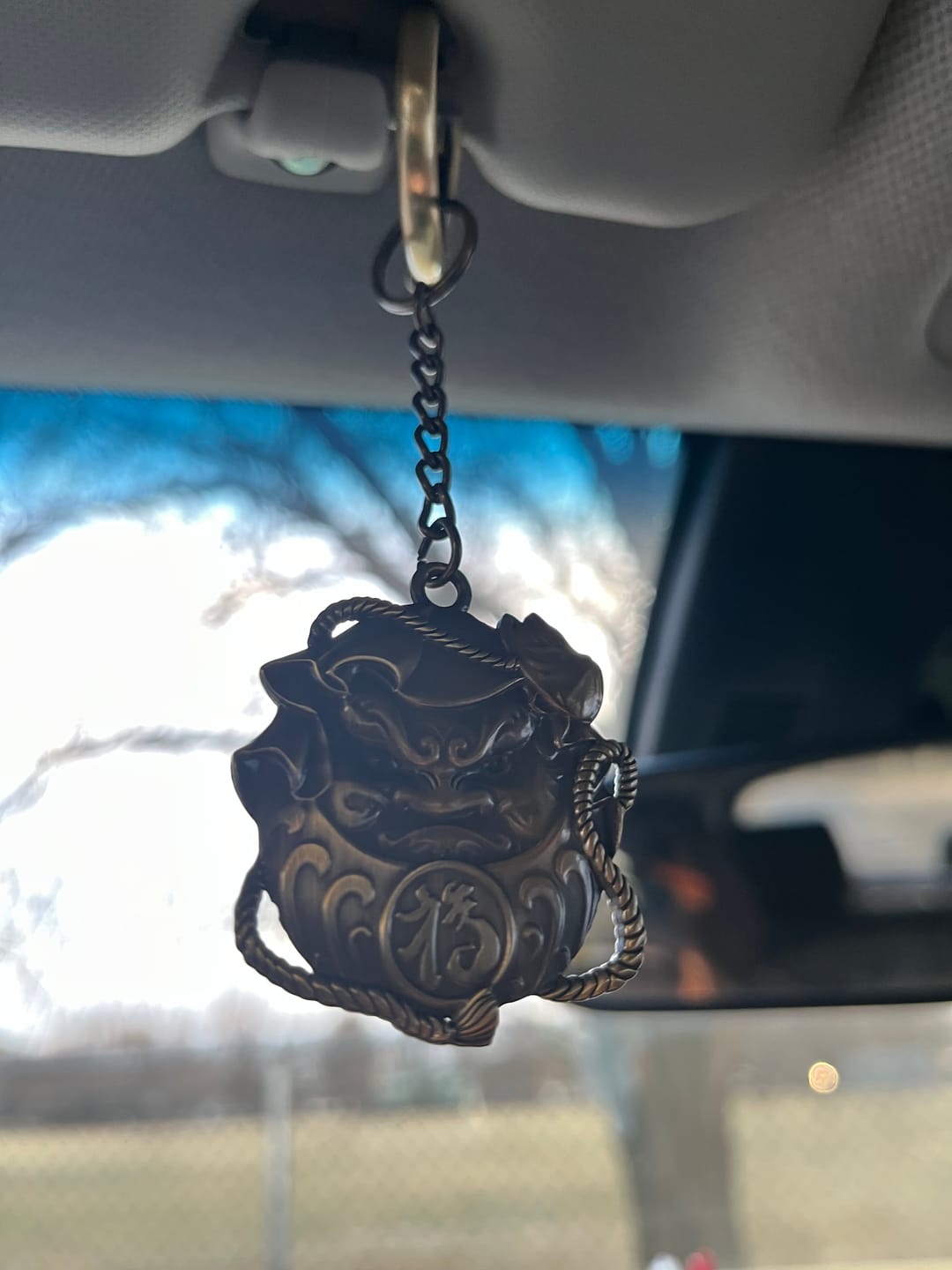 Customer photo review of Daruma - 3D Metal Keychain
