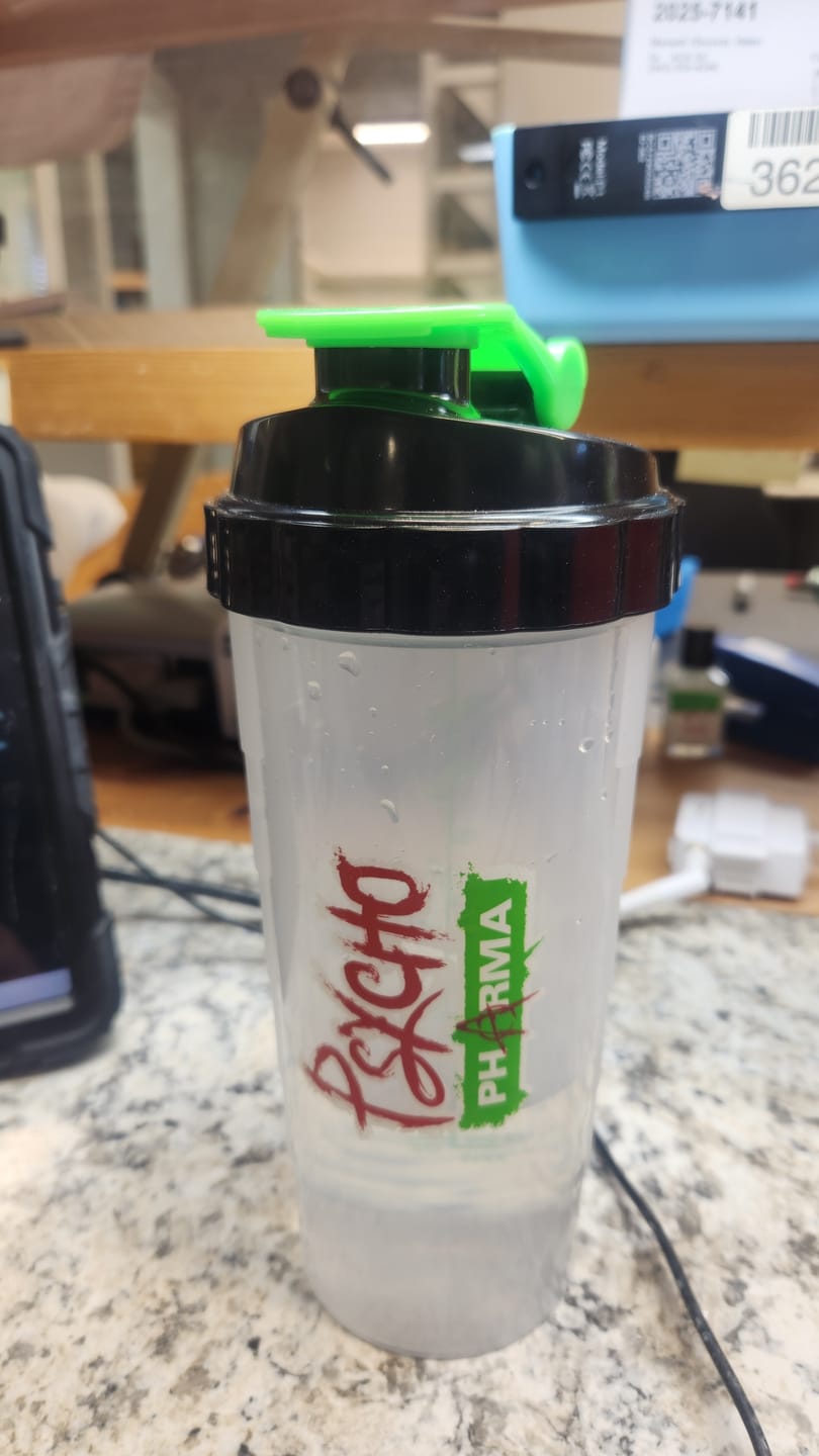 Customer photo review of Psycho Pharma Shaker Cup (Bonus)