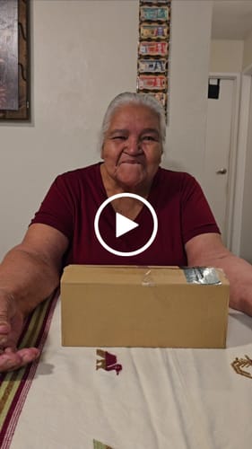 Customer video review of Dolly® Personalized Crochet Doll with Photo Card