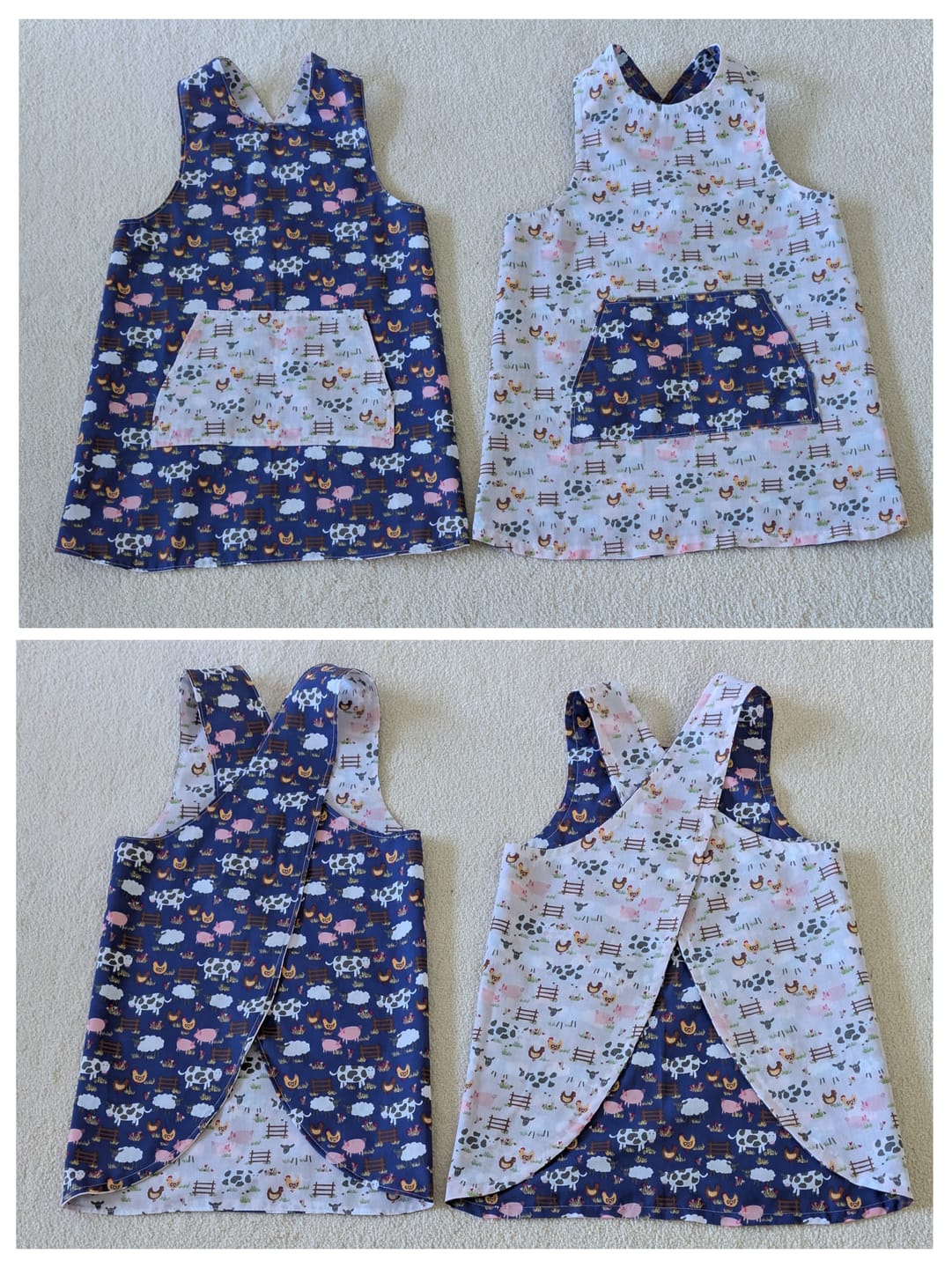 Customer photo review of Farm Animals Polycotton Fabric