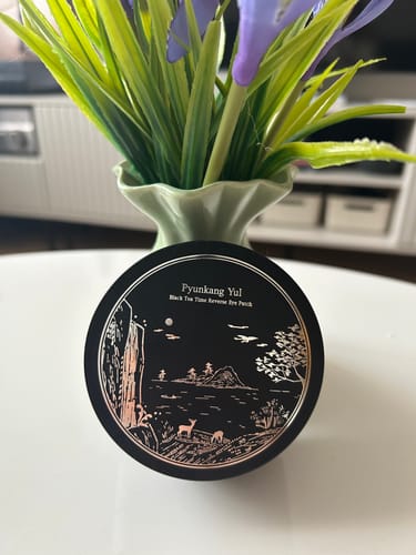 Customer photo review of Anti-novecošanās patči ar melno tēju Pyunkang Yul Black Tea Time Reverse Eye Patch