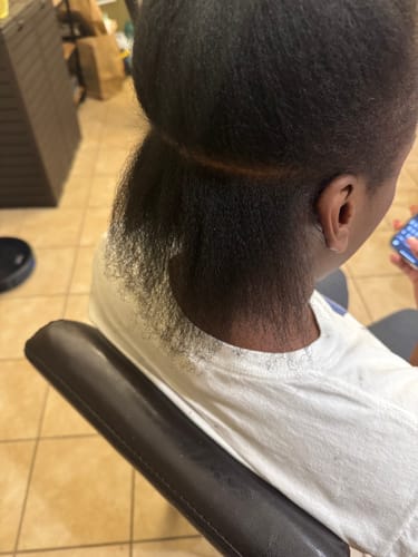 Customer photo review of Maximum Hair Growth Moisturizer