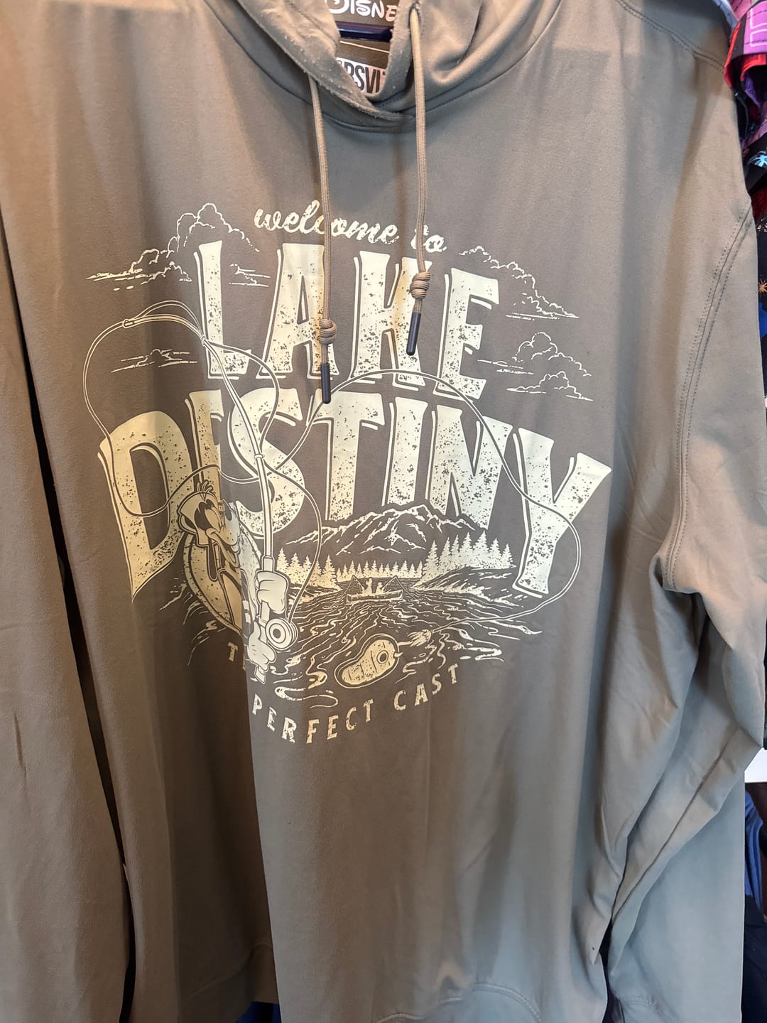 Customer photo review of Disney's A Goofy Movie "Lake Destiny" – Performance Hoodie