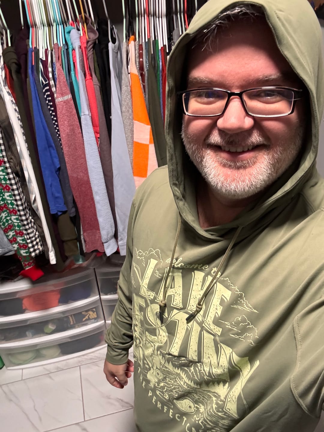 Customer photo review of Disney's A Goofy Movie "Lake Destiny" – Performance Hoodie