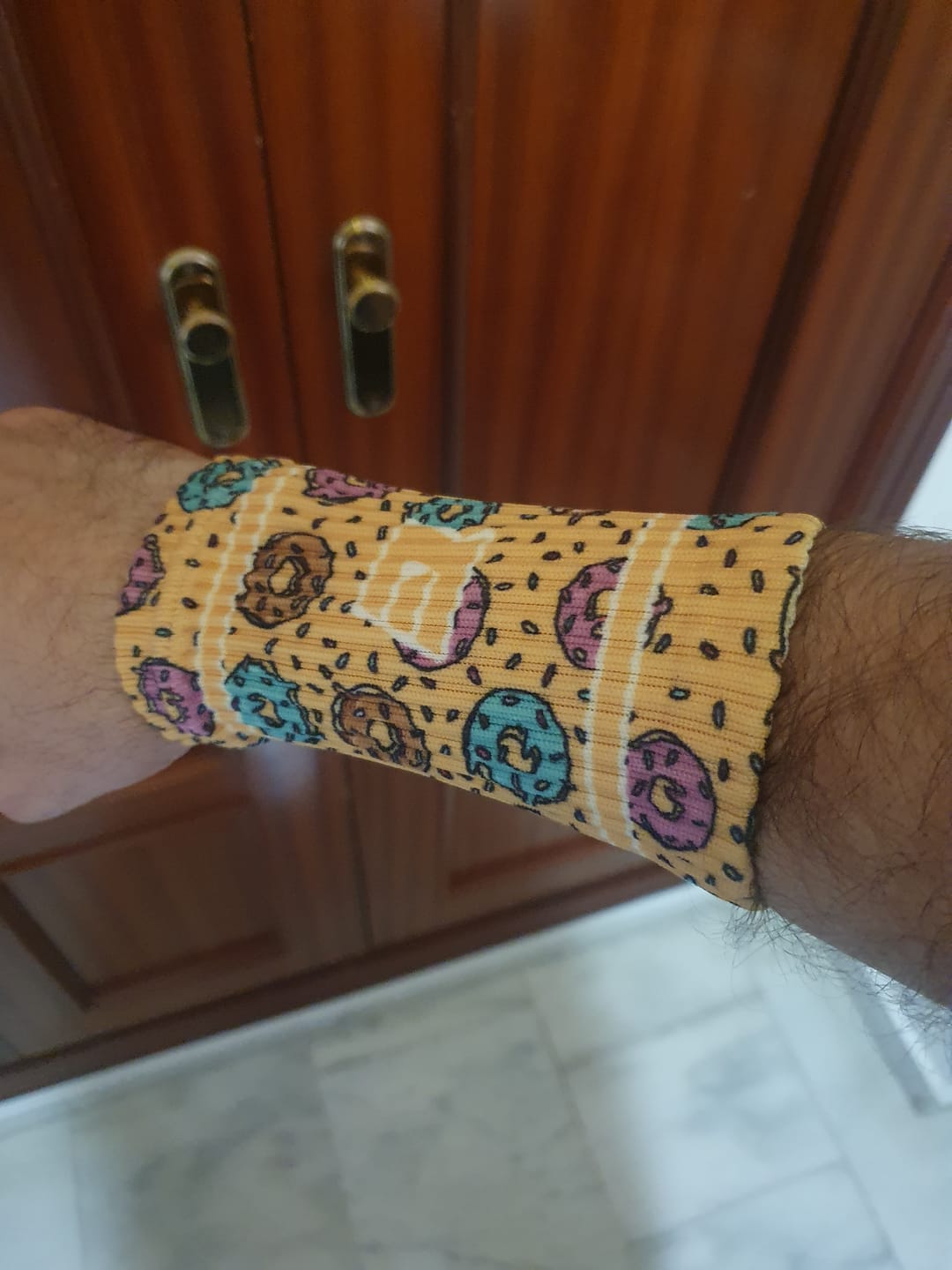 Customer photo review of Muñequeras Cross Training Donut