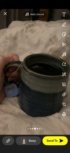 Customer photo review of Belleek Living Aura Mug Set of 4