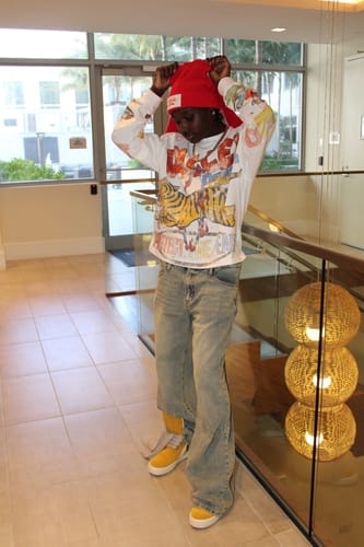 Customer photo review of Vale Forever Dream Chaser Tiger L/S Tee White