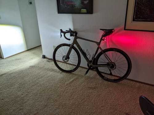 Customer photo review of EVO 1700 Underneath Mounted Bike Light