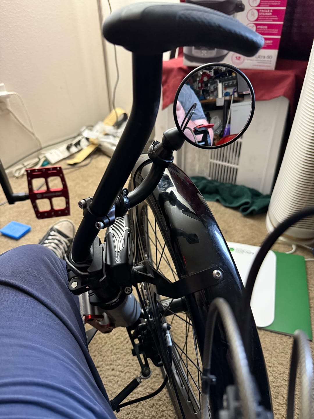 Customer photo review of LAMA Clamp Mount and Mirror Kit