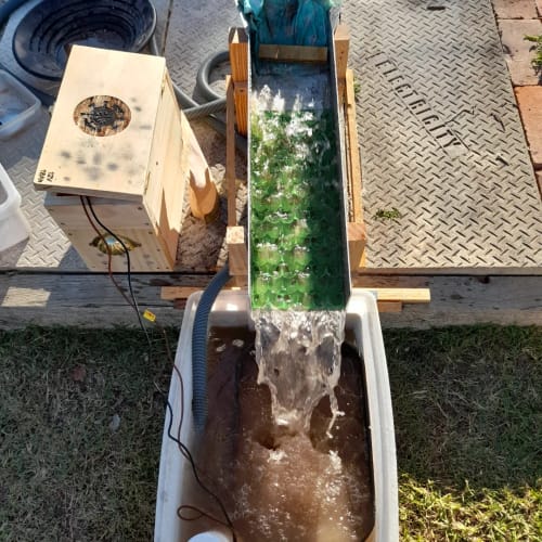 Customer photo review of 6 Inch Dream mat river Sluice