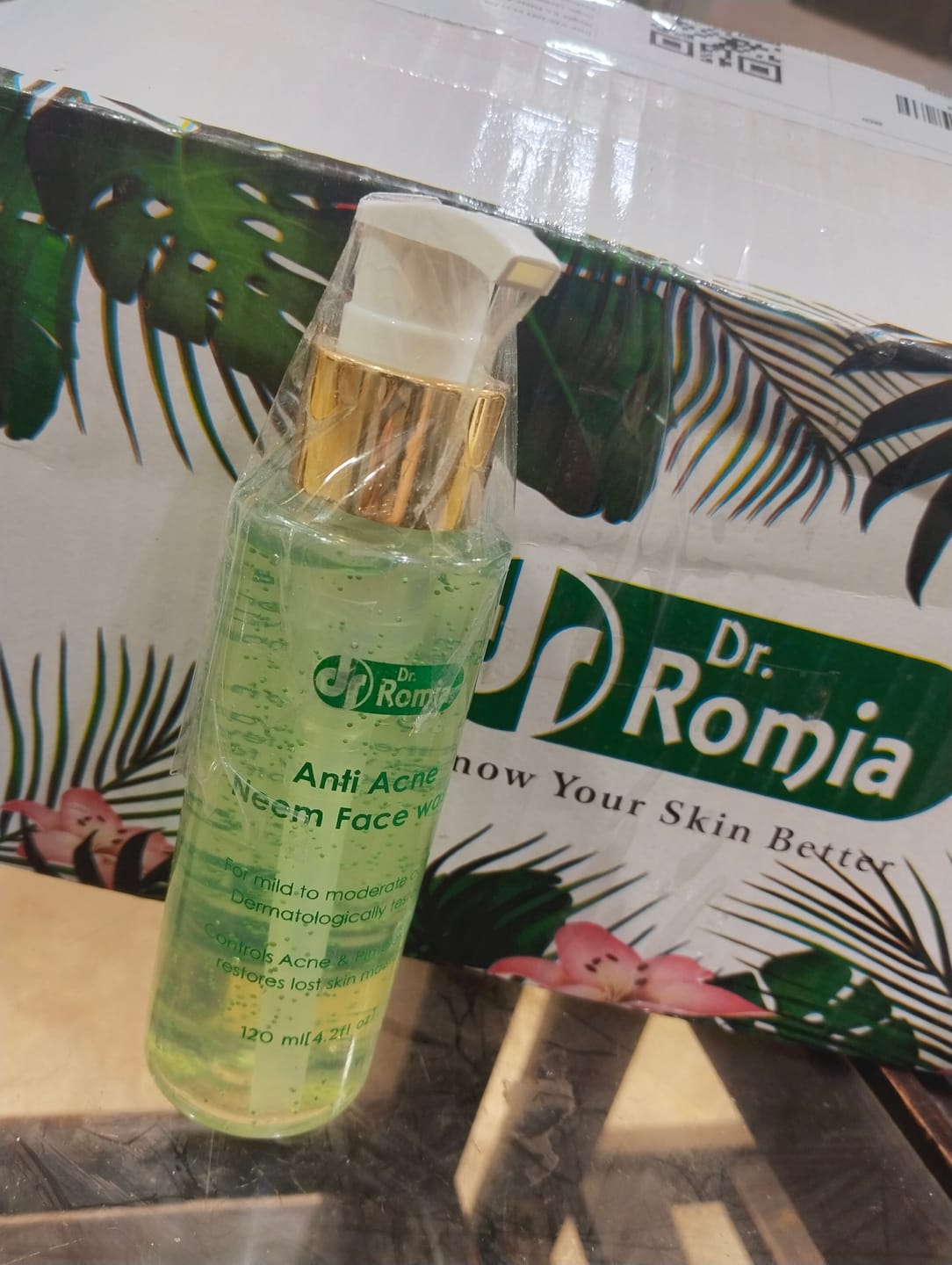 Customer photo review of Anti Acne Neem Face Wash