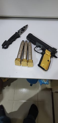 Customer photo review of CZ Shadow 2 Brass Grips