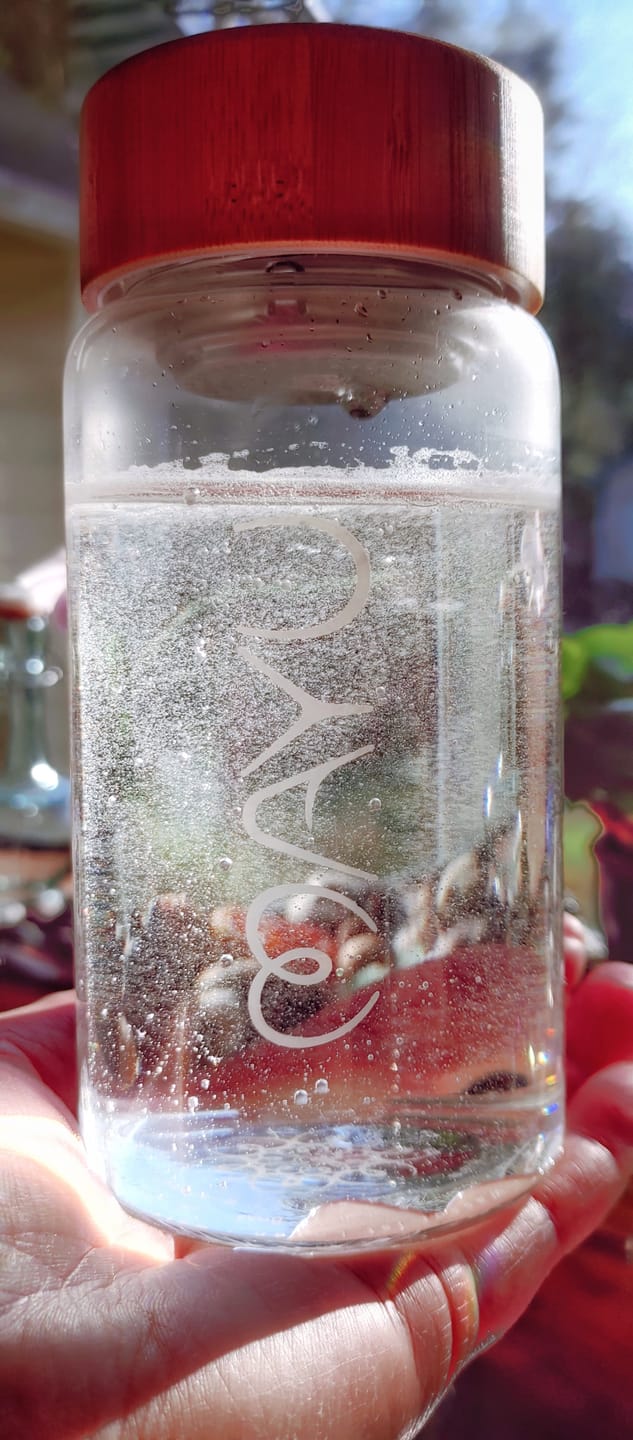 Customer photo review of Swirl Structured Water Carafe