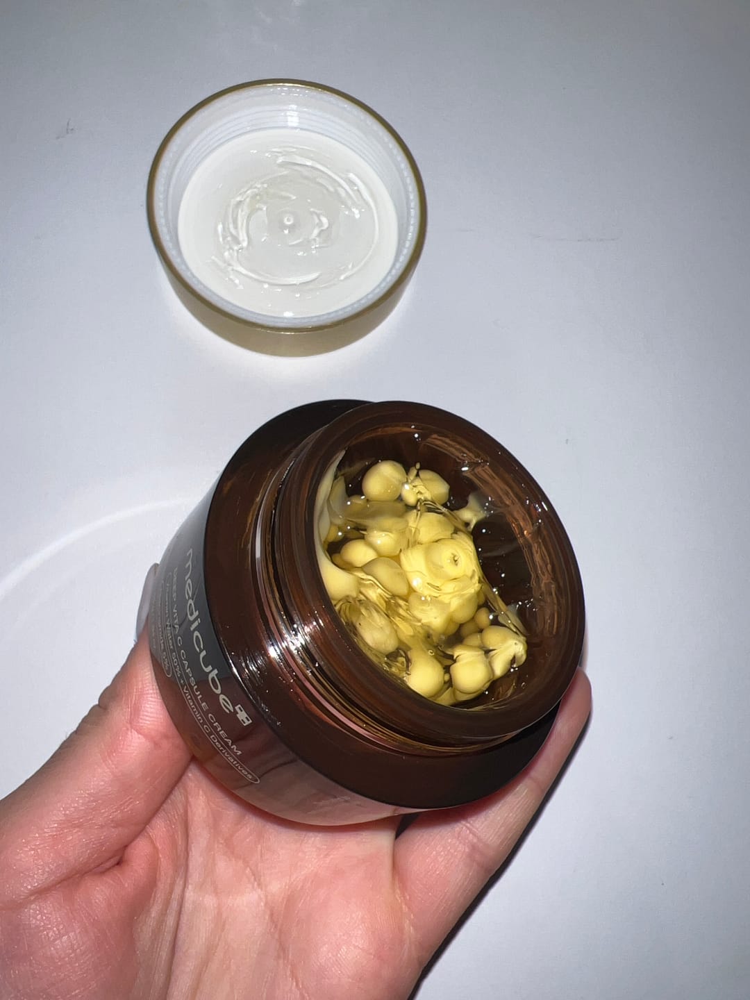 Customer photo review of Balinošs krēms ar vitamīnu kapsulām Medicube Deep Vita C Capsule Cream