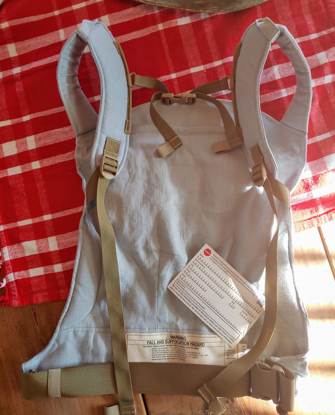 Customer photo review of Happy Toddler Carrier