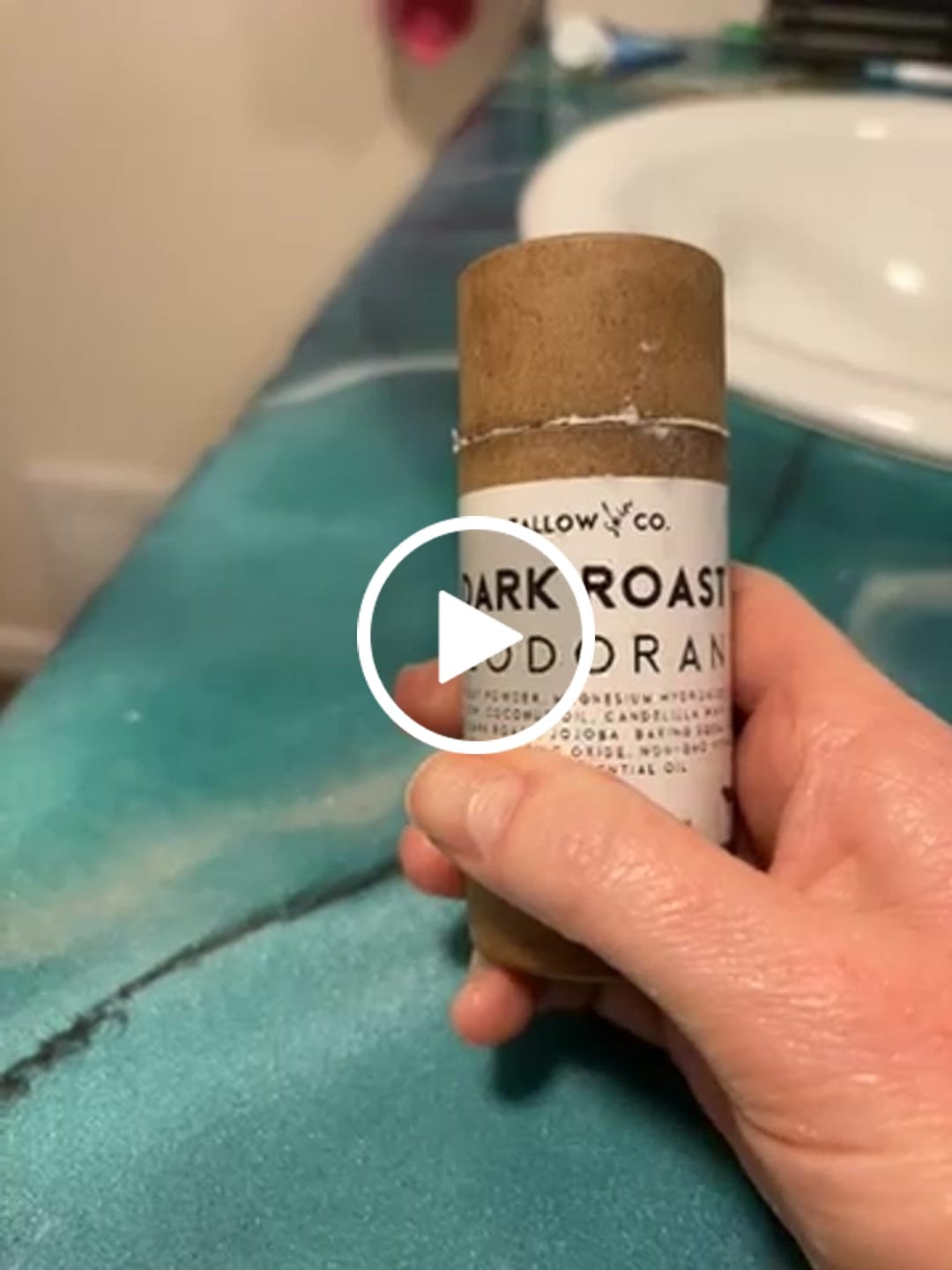 Customer video review of Dark Roast | Tallow Magnesium Deodorant