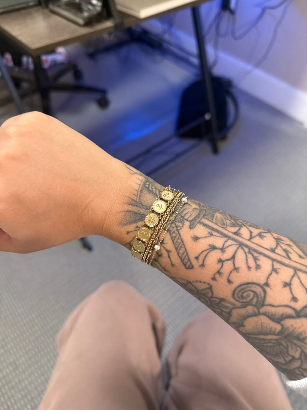 Customer photo review of Lucky Coin Bracelet