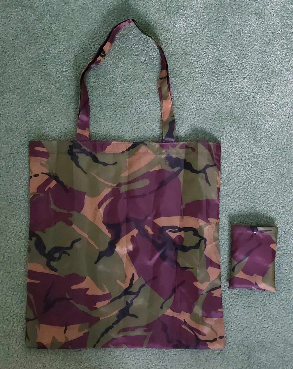 Customer photo review of Water Resistant Camouflage Ripstop Fabric