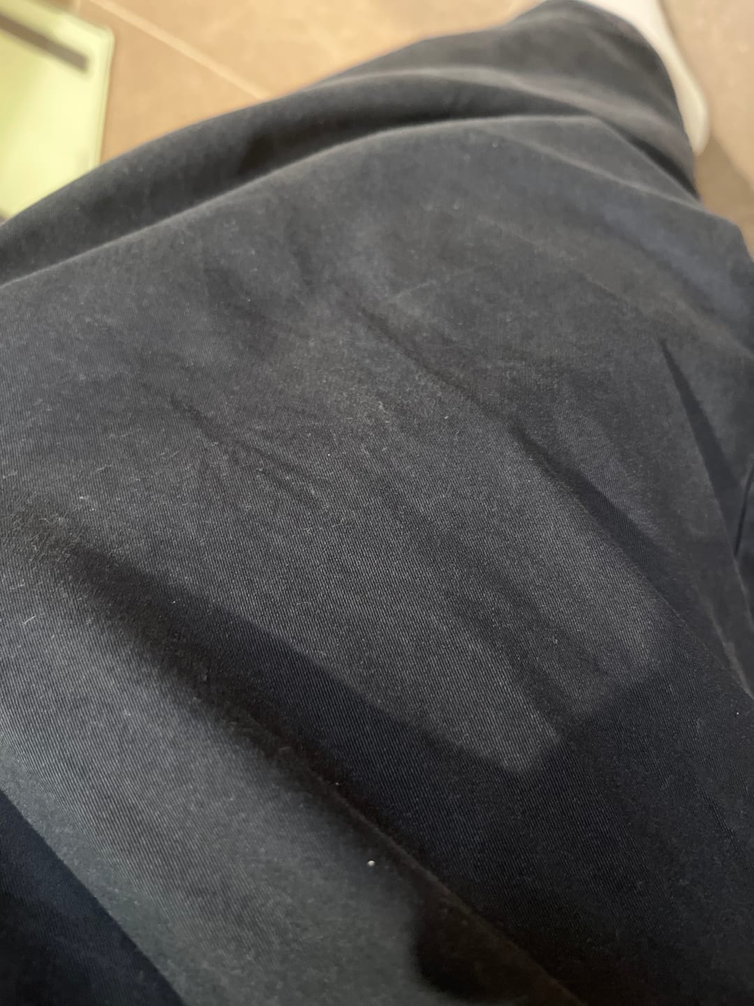 Customer photo review of Men's Coffee Baggy Wear-resistant Waterproof Snow Pants