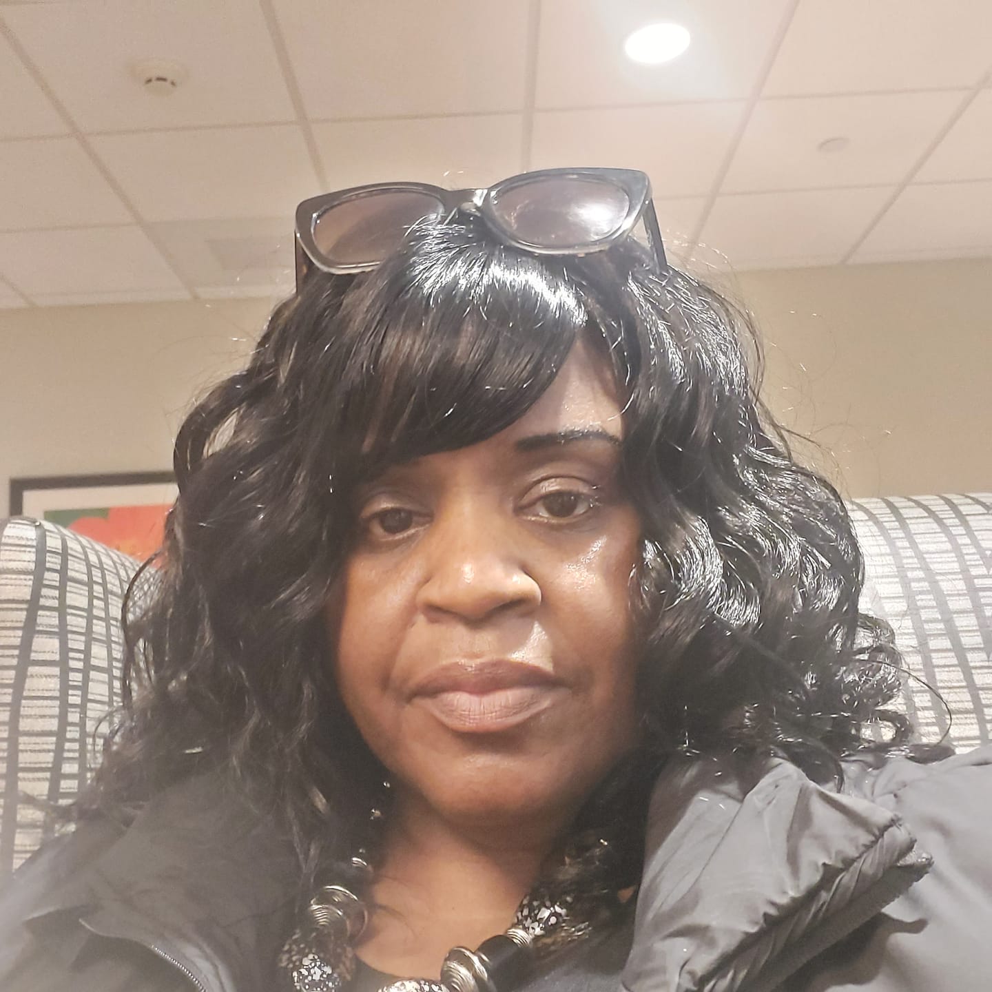 Customer photo review of Model Model Fullcap Wig DEBORAH