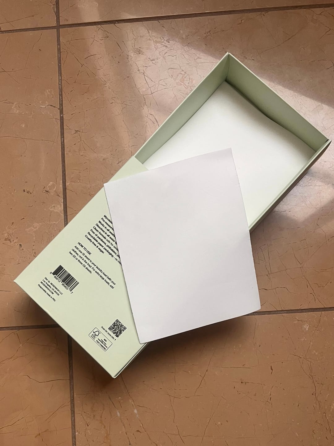 Customer photo review of Laundry Detergent Sheets — 50 Loads