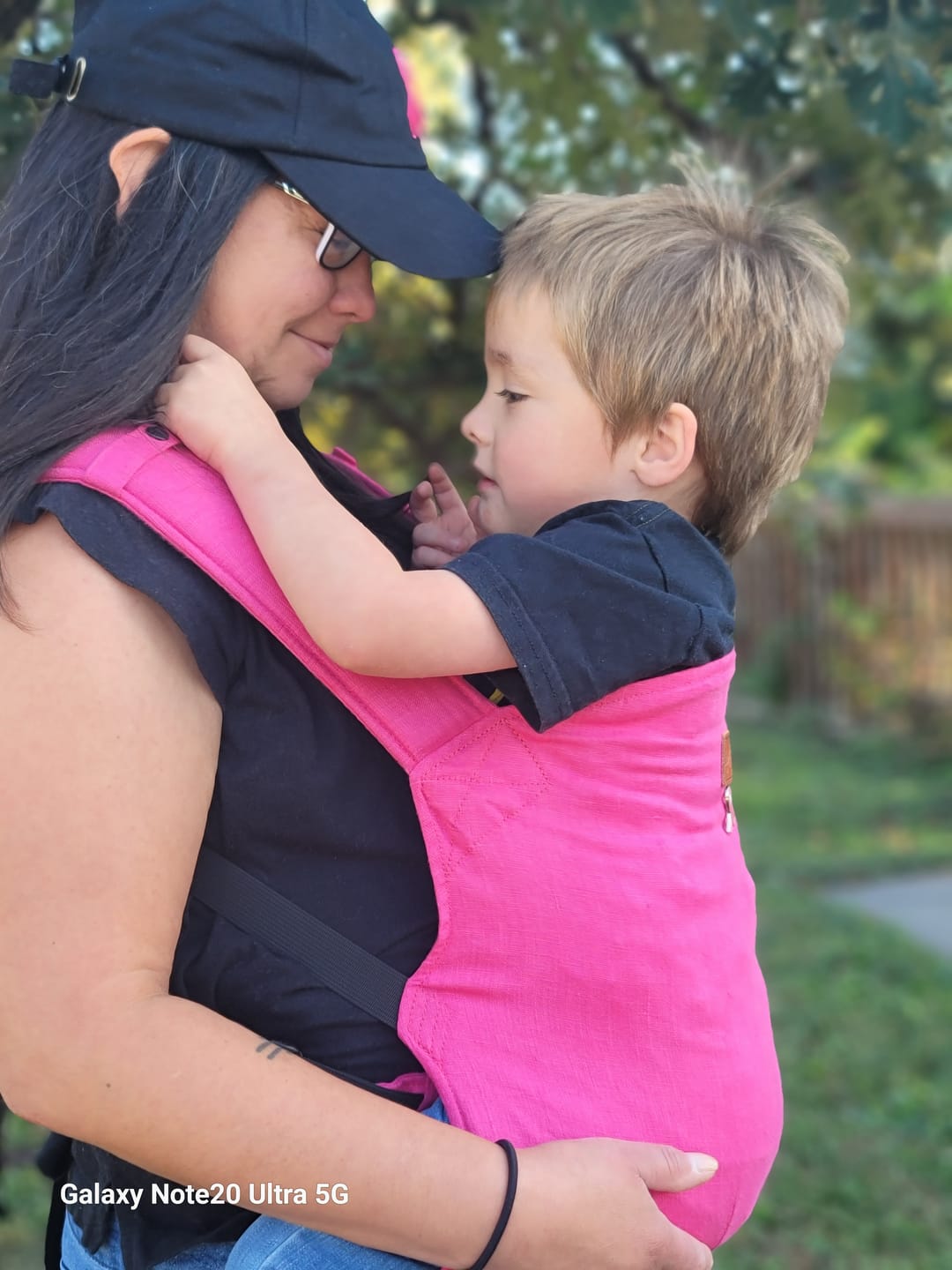 Customer photo review of Happy Toddler Carrier