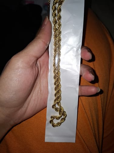 Customer photo review of Collar en espiral grueso - acero inoxidable