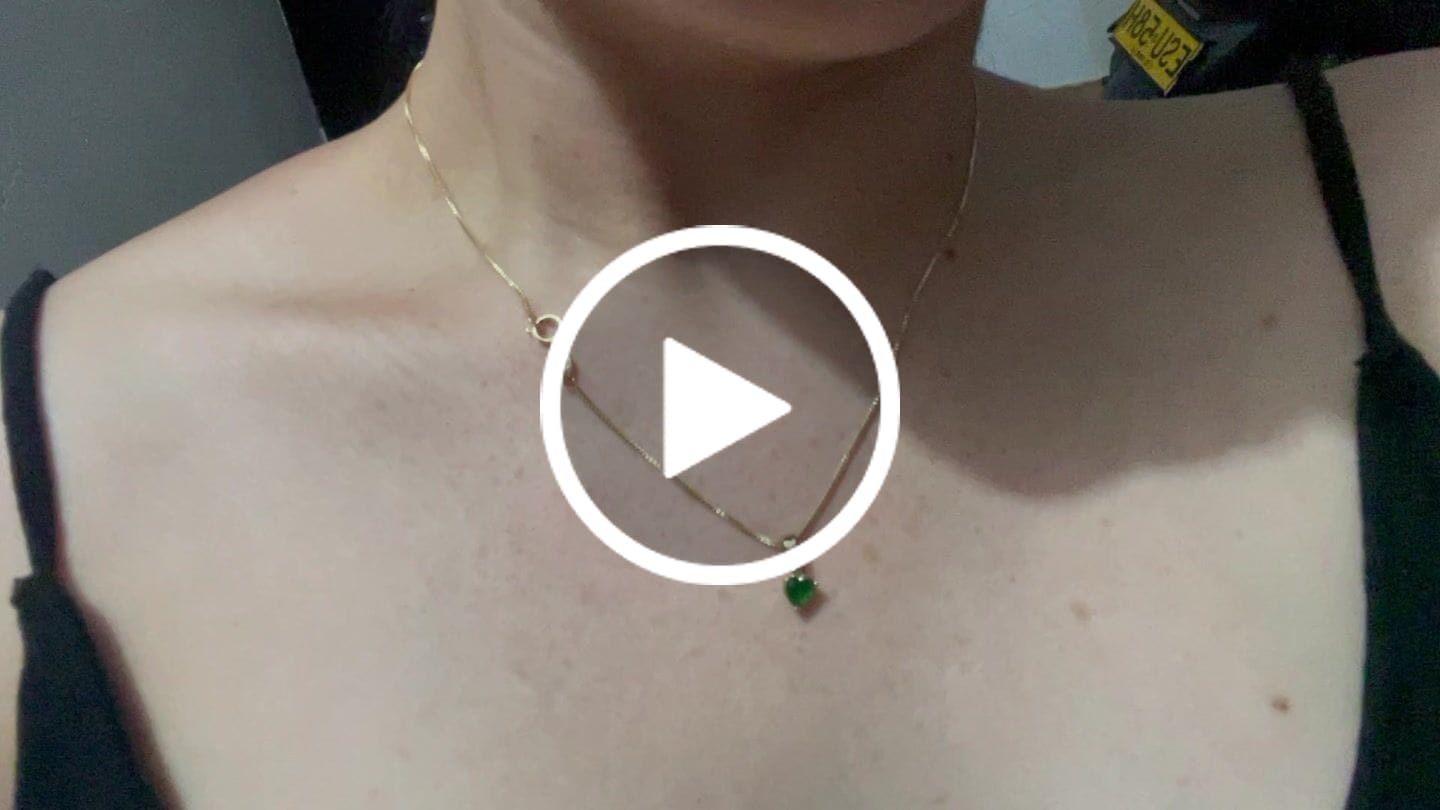 Customer video review of Cadena Veneciana en Oro laminado 18k Para Dama