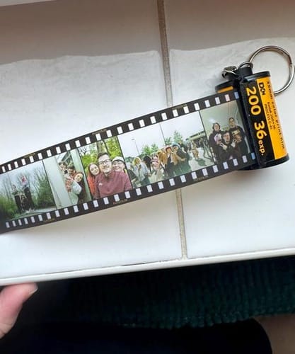 Customer photo review of Custom Drive Safe Film Roll Keychain For Your Love