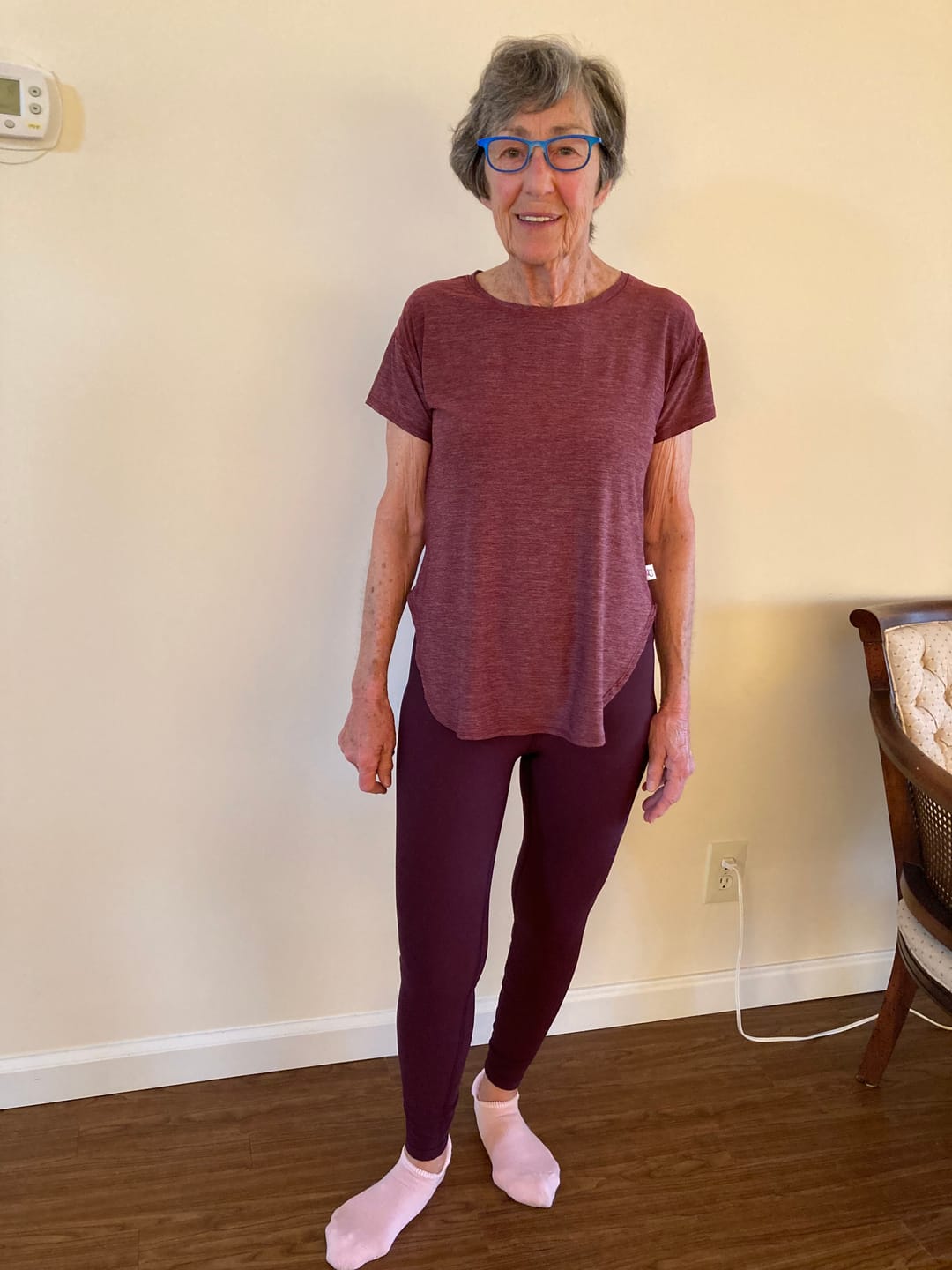 Customer photo review of Erica Short Sleeve Top