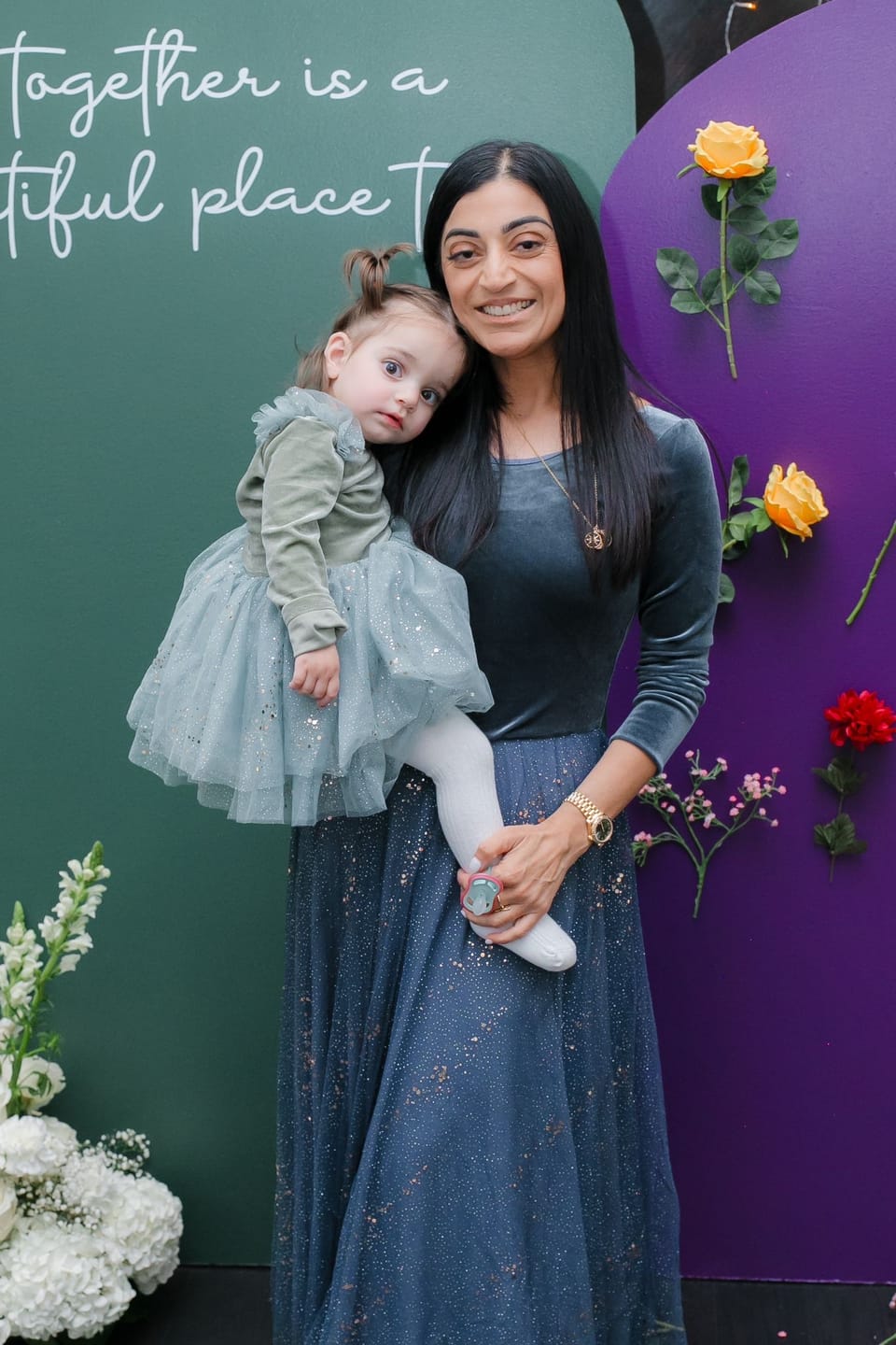 Customer photo review of Velour Ballerina Dress (Women) - Sage (FINAL SALE)