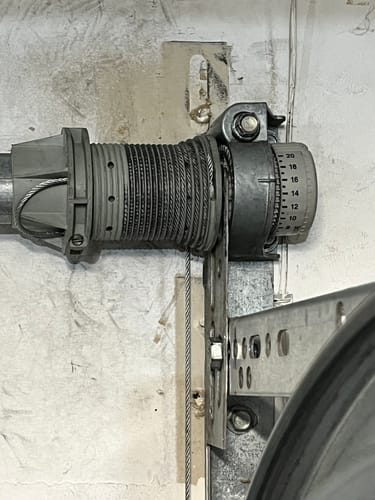 Customer photo review of Wayne Dalton TorqueMaster Original Replacement Spring | TM/TM1