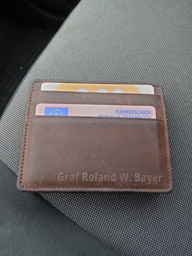 Customer photo review of Flap Boy AirTag-Edition - Magic Wallet with Coin Pocket