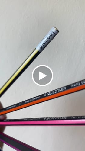 Customer video review of Wrap-around Pencil & Pen Labels